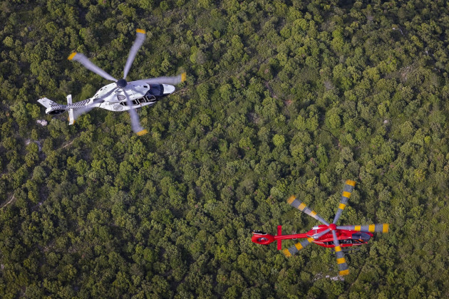 Airbus Helicopters has signed a contract with the Ministry of Internal Affairs of Romania for the acquisition of 12 multirole helicopters, comprising seven H160 and five H145 aircraft.

Credit: Eric Raz / Airbus Helicopters