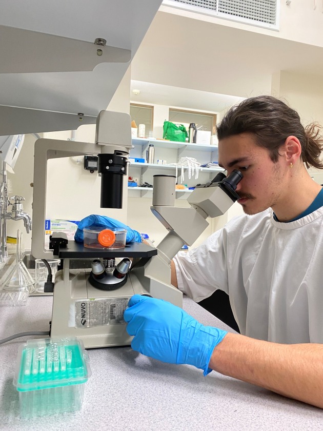 University of Melbourne PhD researcher Brodie Peace