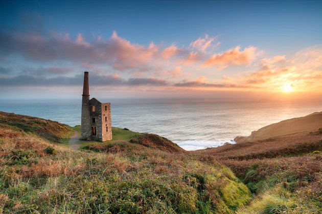 Sunset at Rinsey Head near Porthleven.