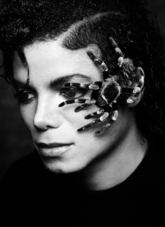 &copy; Greg Gorman. Michael Jackson.