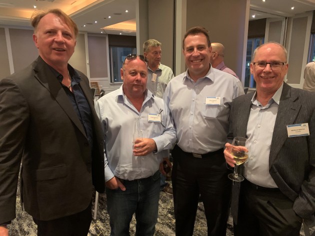 Ray Selir, Intralox; Peter Rentoul, SMC; Phil Pearce, SMC; Neville Sonter, Intralox