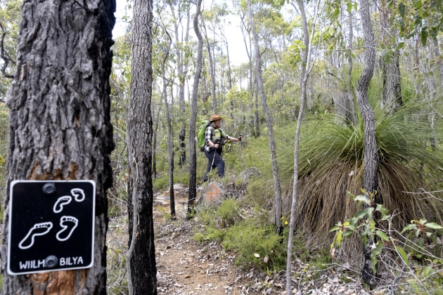 The walk is well signposted.