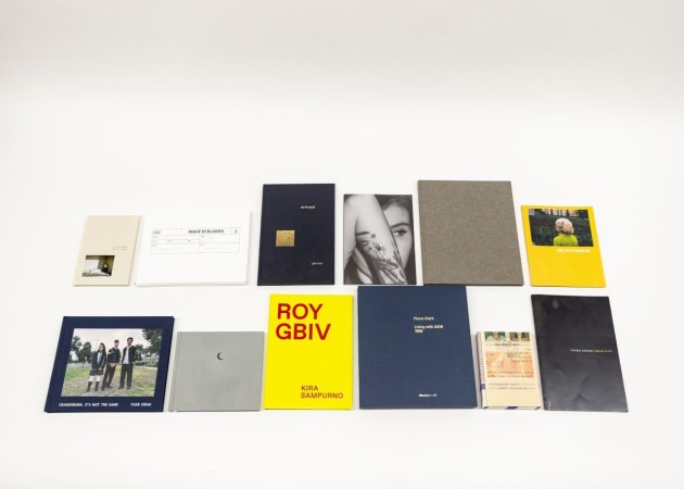 The 12 finalist books.