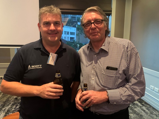 Adam Saint, Scott Automation & Robotics and Peter Bradbury, ABB