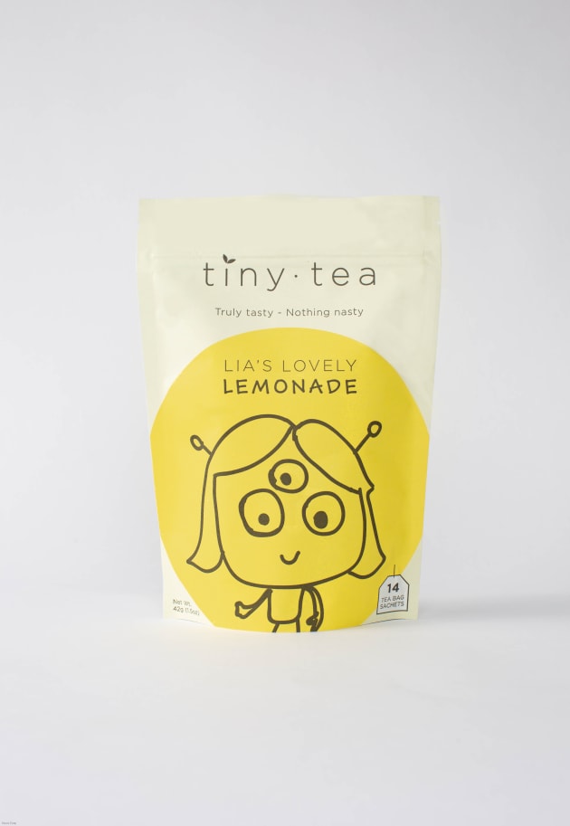 Tiny Tea Kids is a 100 per cent natural tea with organic, ethically sourced ingredients, and recyclable or biodegradable tea bags and packaging for children.