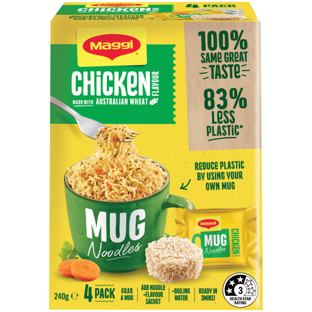 PIDA 2024 finalist Sustainable Packaging Design: Nestle's Maggi Chicken Mug Noodles