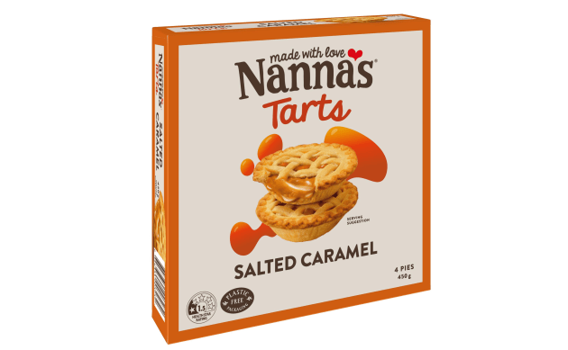 Nanna&rsquo;s has announced its latest addition into the frozen dessert aisle: Nanna&rsquo;s Salted Caramel Tarts.