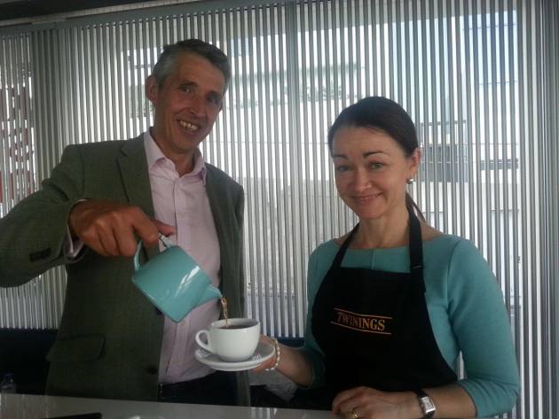 Stephen Twining and Philippa Thacker.