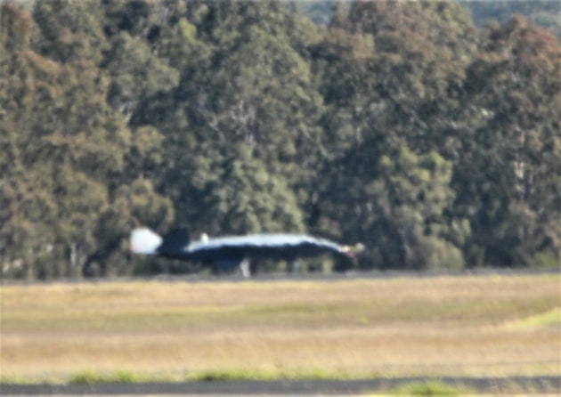 Boeing Defence Australia&rsquo;s secretive Airpower Teaming System (ATS), more commonly known as Loyal Wingman, has been spotted by local sources out in the open in the past week. (Supplied)