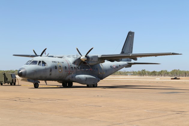 The CN235 from Transport Squadron ET-52 &ldquo;La Tontouta&rdquo; was based at RAAF Tindal and was the only airlift asset in Pitch Black 2022. (Nigel Pittaway)