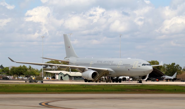 The RAF also deployed a single Airbus Voyager KC.3 from RAF Brize Norton for the exercise. (Nigel Pittaway)
