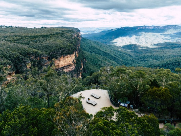 Wentworth Falls Lookout. DParsons/DCEEW