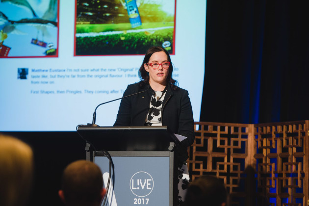 Tamara Howe at Future Unpacked, by Food & Drink Business + PKN LIVE 2017