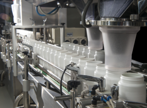 Complementary medicines on the production line.