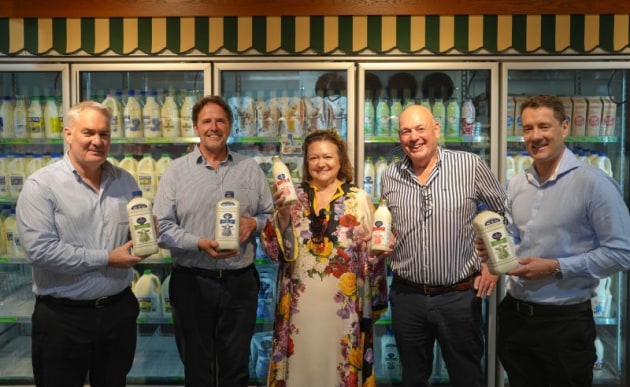 Bannister Downs Dairy has partnered with Visy to launch a fully recycled milk bottle.