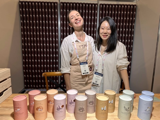 1770 Naturally Australian founder (right) Summer Jun and Lennah Kuskoff (left) who did the illustrations and design.