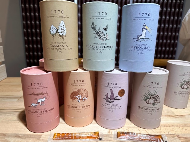 1770 Naturally Australian honey range.