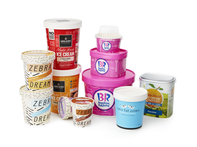 A selection of the composite packaging formats manufactured by ZipPack (formerly SOTA Packaging).