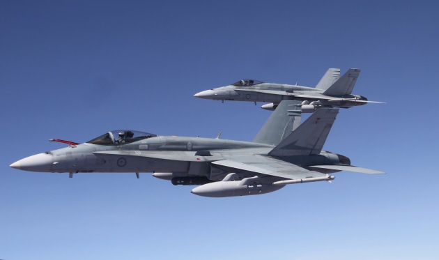 Between 18 and 25 Hornets will go to the Royal Canadian Air Force.
Nigel Pittaway