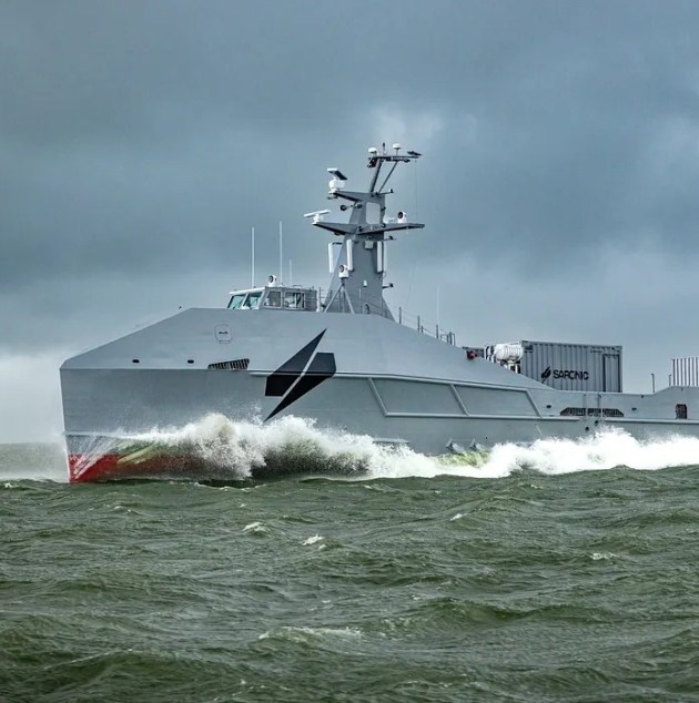 Saronic Technologies has been awarded a production Other Transaction under the US Navy&rsquo;s Medium Unmanned Surface Vessel Marketplace for Marauder, the company&rsquo;s dual-use 180-foot autonomous ship.

Credit: Saronic Technologies