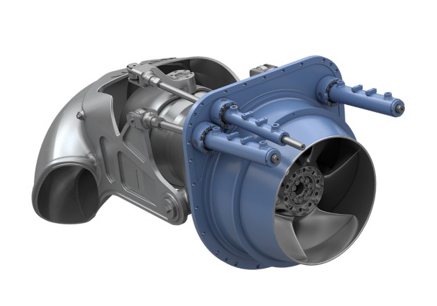 Kongsberg Maritime&rsquo;s Kamewa waterjet module.

Credit: Kongsberg Maritime
