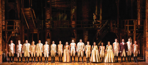 West End cast of Hamilton. Photo: Helen Maybanks.