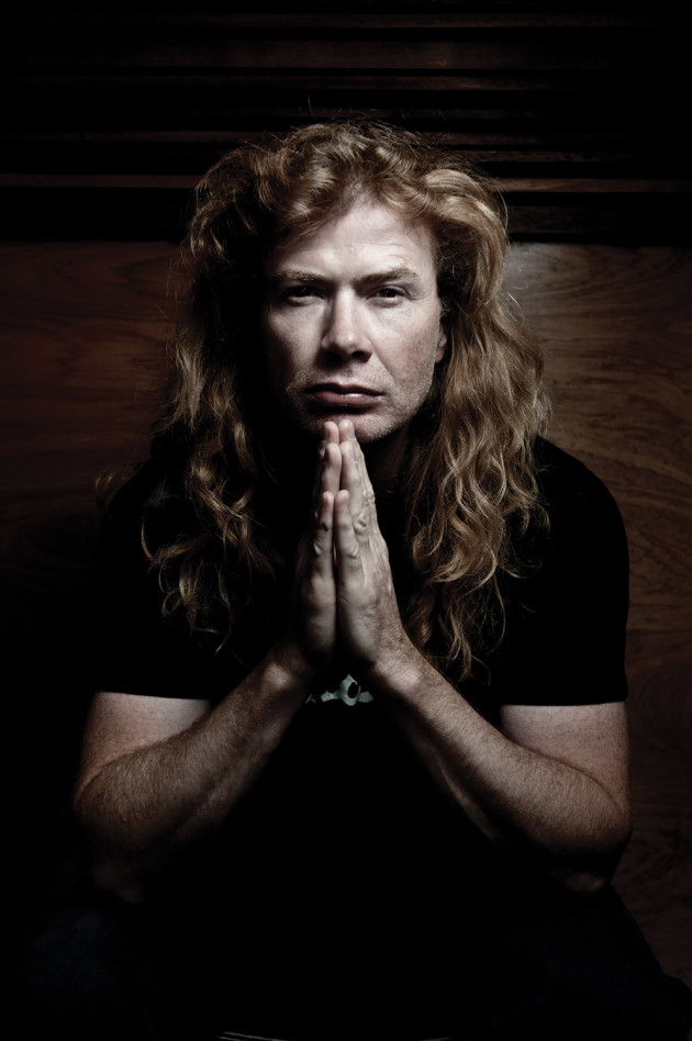 Dave Mustaine from Megadeth. &copy; Ben Vella.
