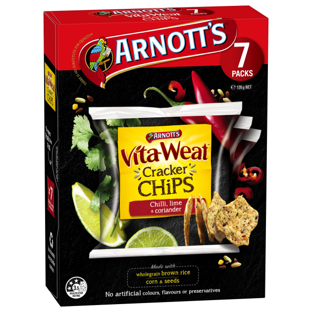 The new Cracker Chips from Arnott's.