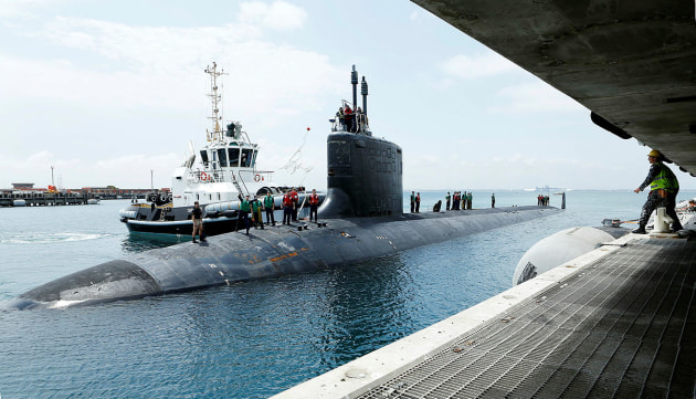 USS Hawaii (SSN 776) conducted a scheduled port visit to HMAS Stirling in 2014. (Defence)
