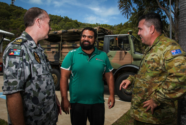A Thursday Island local discusses Australian Defence Force career opportunities. (Defence)