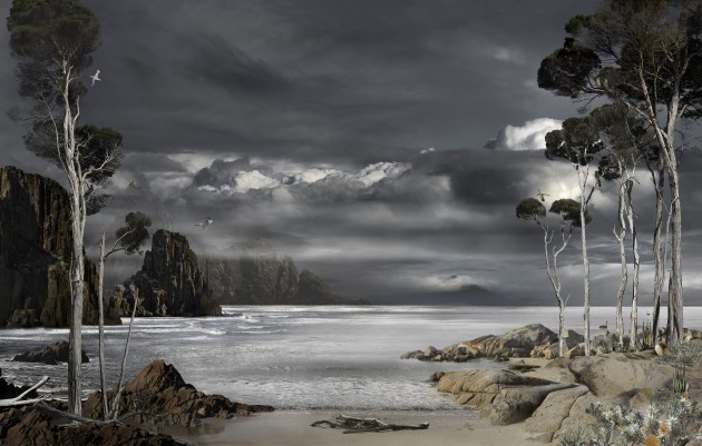 2016 winner. &copy; Valerie Sparks. Prospero's Island &ndash; North East  2016, from the series, Prospero's Island. Pigment ink-jet print 140 x 220cm. Monash Gallery of Art, City of Monash Collection, courtesy of the artist.