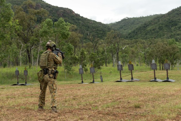 The rifle range will now play host to civilian shooters rather than the ADF.