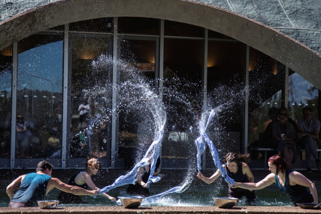 'WatePhoto: LORNA SIM.rtight', at the Australian Academy of Science Shine Dome.
