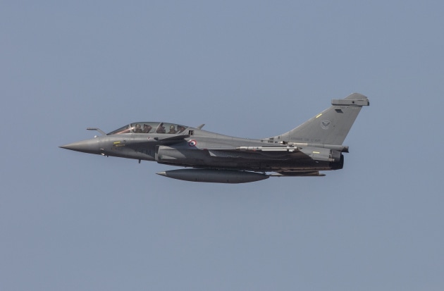 A Dassault Rafale from the French Air Force (Arm&eacute;e de l'Air) returns to RAAF Base Darwin during Exercise Pitch Black 18. (Defence)