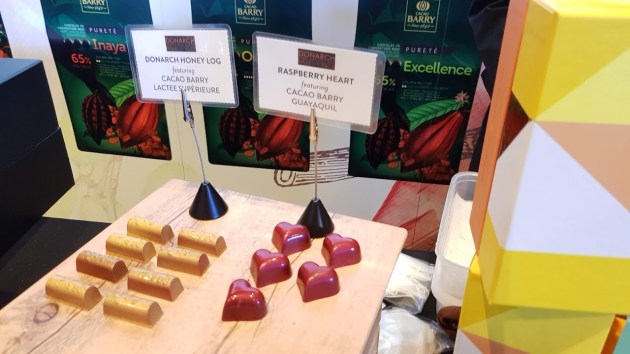 A selection of chocolates by Cacao Barry.