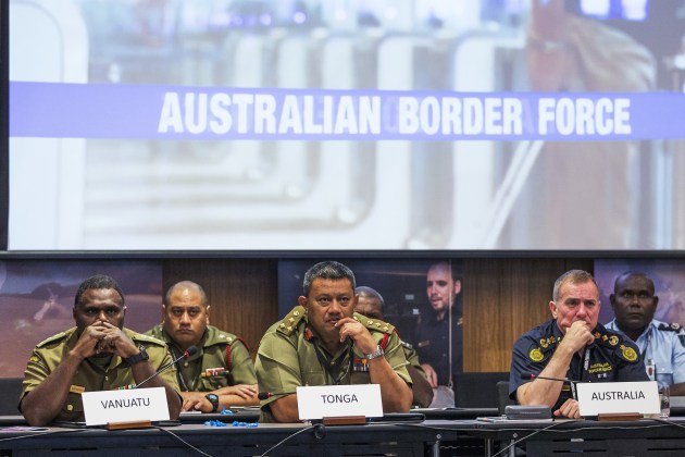 Australia and its neighbours cooperate at many levels
on border protection issues. (Credit: Defence)