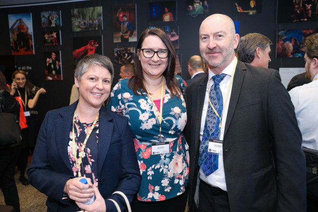 Nikki Moeschinger, Brand Opus; Liza Vernalls, Campbell Arnott's; and Paul Haggett, Kodak.