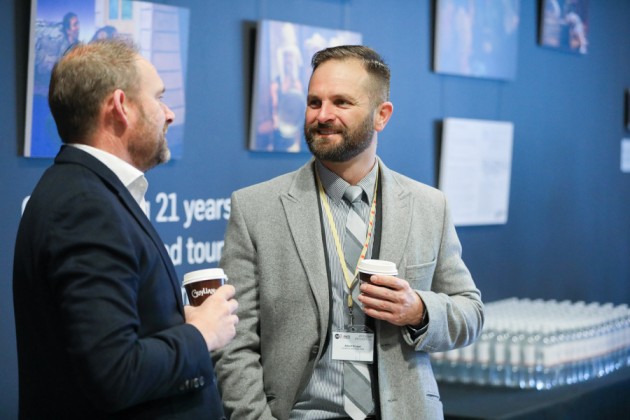 Phil Biggs, Packaging Partners, and Albert Kruger, ETF.