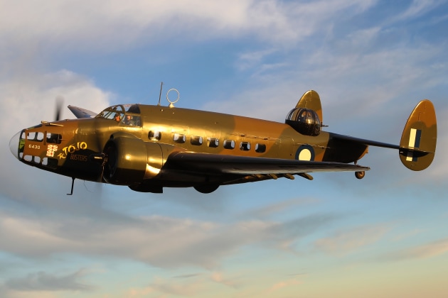 This Lockheed Hudson is a part of the Temora Historic Flight.