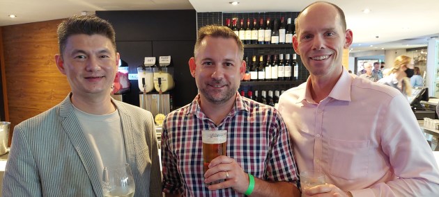 (l-r) Romeo Sanuri, Next Printing, Ashley Playford Browne, Durst Oceania and Kai Hennig, Carr Group