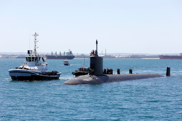 US Navy Virginia Class submarine USS Mississippi arrives at Fleet Base West, Rockingham for a routine port visit in 2022. (Defence)