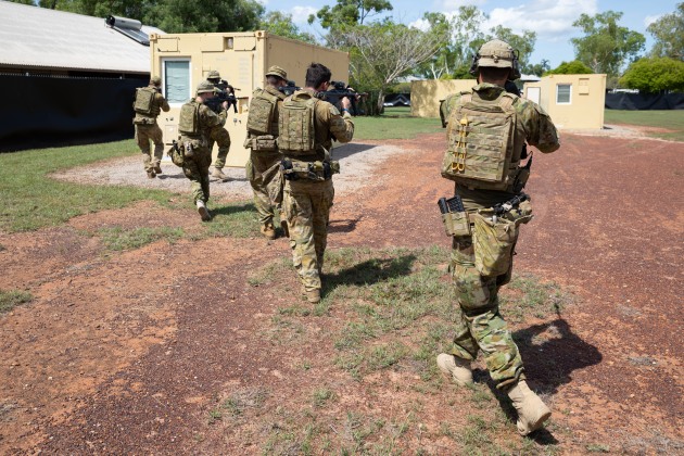 Australian Army soldiers undertake Tactical Combat Casualty Care Training in preparation to deploy to the United Kingdom to provide training support to the Armed Forces of Ukraine. (Defence)