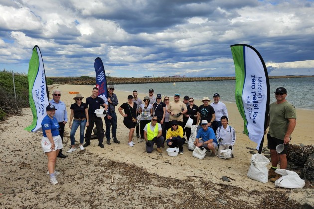The NSW team focused its attention on Plane Spotting Beach in Botany.