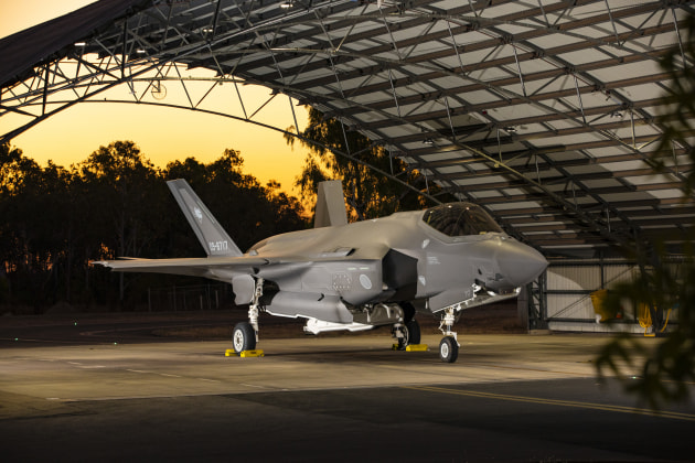 A JASDF F-35A at RAAF Tindal in 2023. 

Credit: Defence