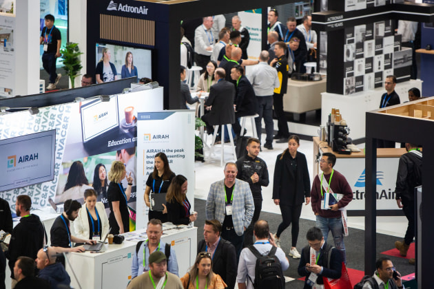 Trade show activity from the last ARBS Exhibition in 2024.