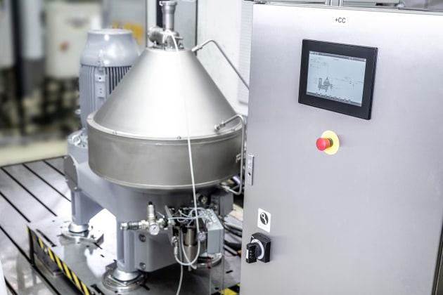 GEA has launched its new X Control system for centrifuges. Image: GEA