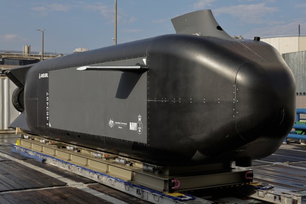 Ghost Shark is jointly developed and funded by a partnership between Defence and Anduril Australia. 

Credit: Defence