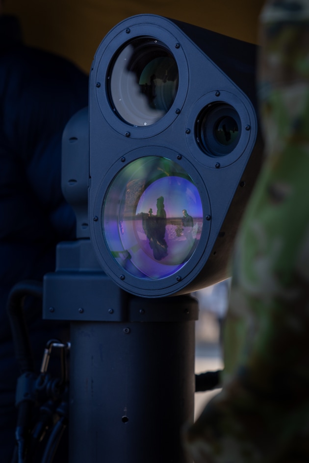 The AIM Defence Counter-UAS Directed Energy Weapons System at Puckapunyal Military Area, Victoria.

Credit: Defence