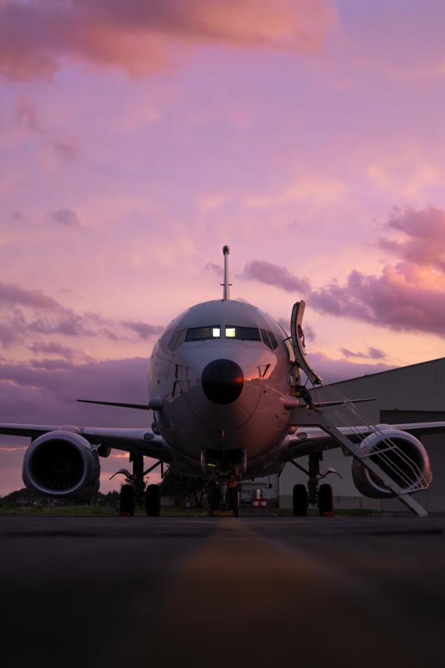 A Royal Australian Air Force P-8A Poseidon Maritime Patrol Aircraft returns to Clark Airbase following a Multilateral Maritime Cooperative Activity in September 2024.

Credit: Defence