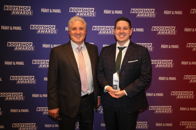 2025 Manager of the Year Adrian Tonon with dad Dario.